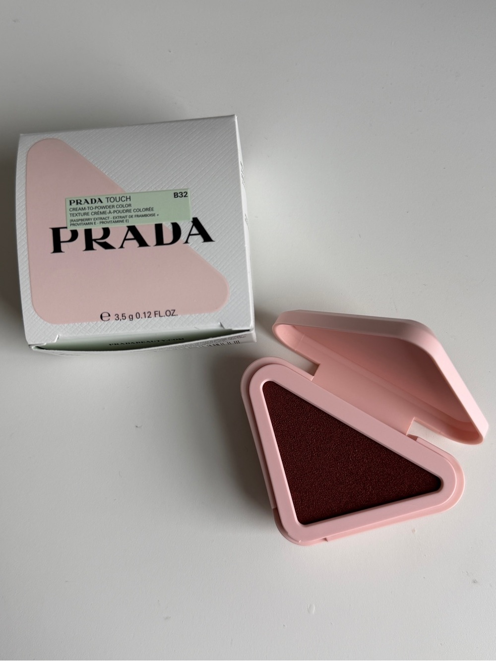 NWT Prada Touch Cream-to-Powder Blush B32 Caffe